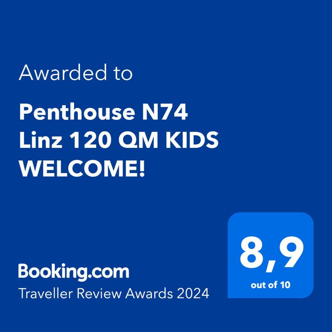 Penthouse N74 Linz 120 Qm Kids Welcome! Exterior foto